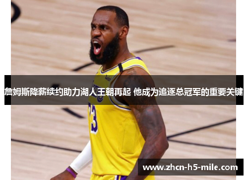 詹姆斯降薪续约助力湖人王朝再起 他成为追逐总冠军的重要关键