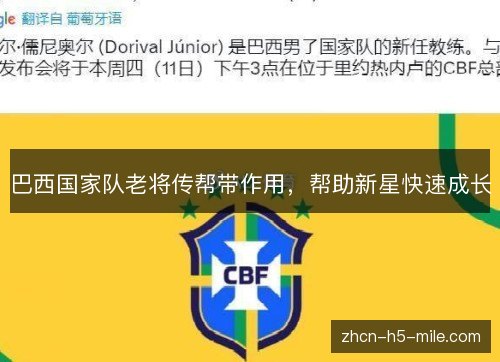 巴西国家队老将传帮带作用,帮助新星快速成长 巴西国家队老将传帮带作用,帮助新星快速成长